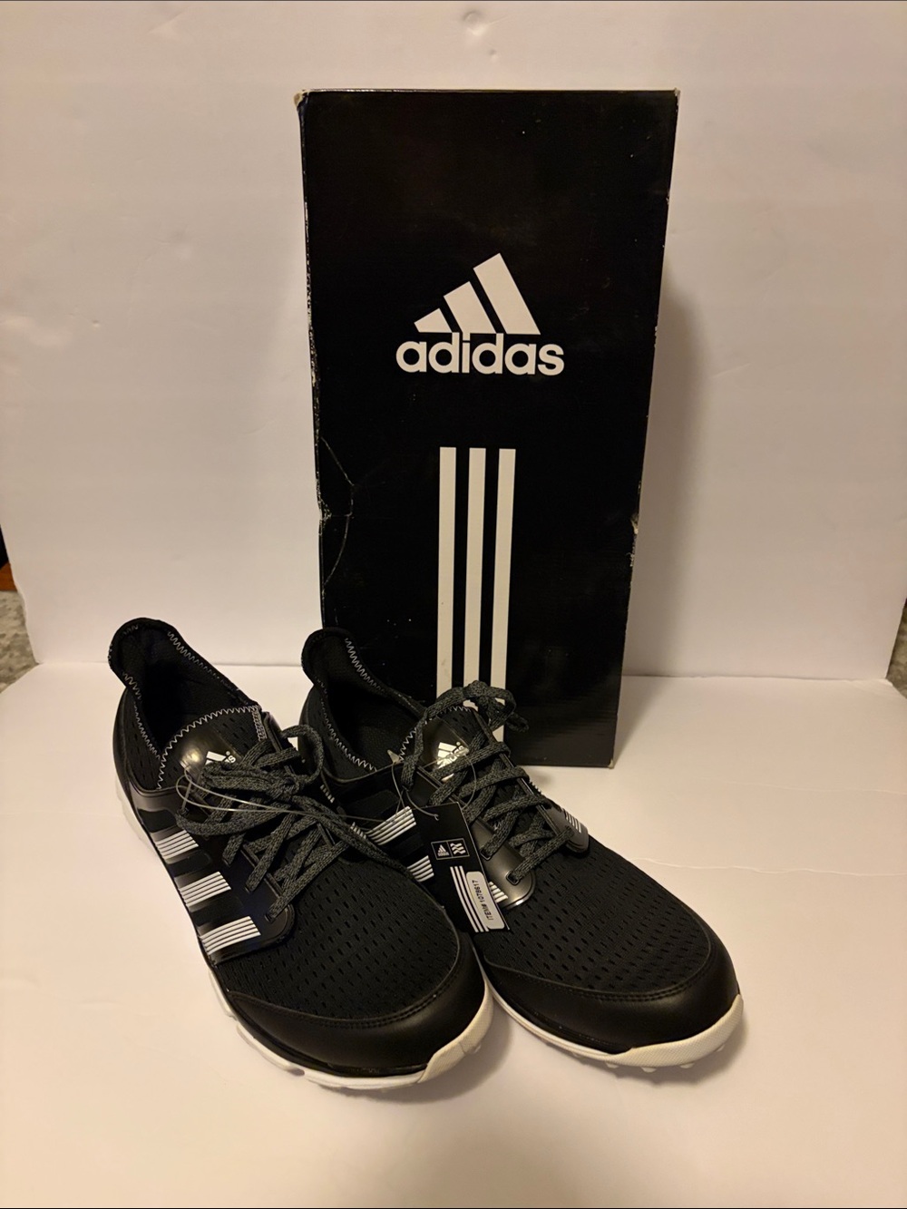 adidas Black and White Men’s Athletic Sneakers